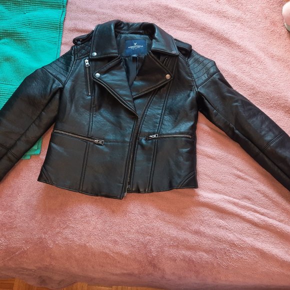 Faux leather jacket - Picture 1 of 4